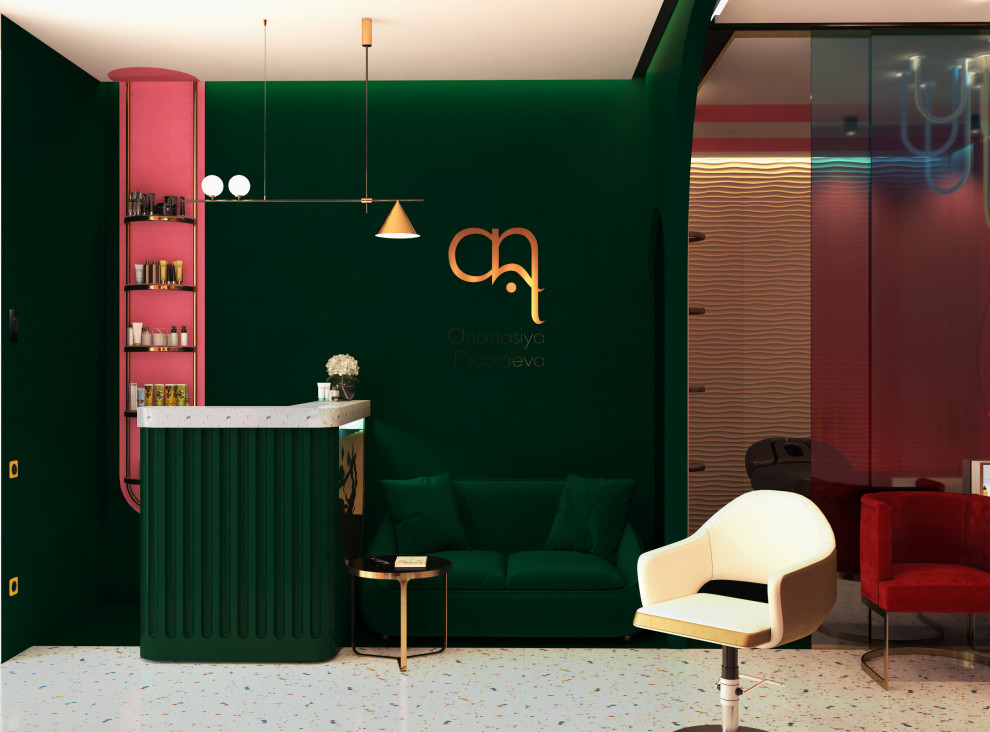Дизайн интерьера салона перманентного макияжа в центре СПБ