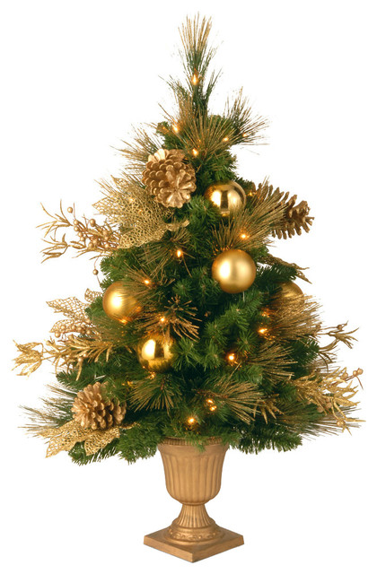 Christmas Decorations Trees 3 Decorative Collection Elegance Entrance Tree With Clear Lights Christmas Decorations Trees 3 Decorative Collection Elegance Entrance Tree With Clear Lights