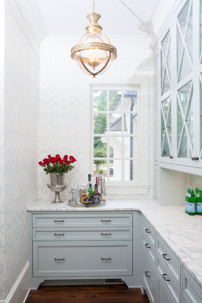 Transitional kitchen photo in Atlanta