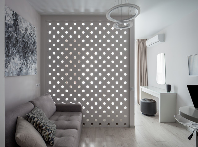 ЖК Апила, мини минимал contemporary-living-room