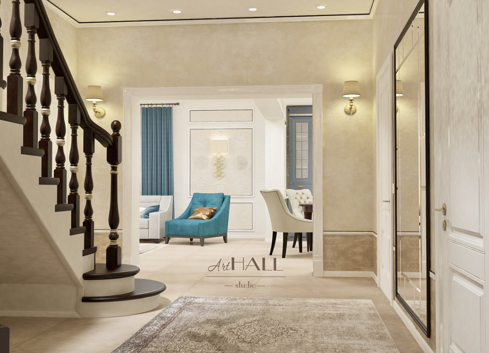 Дизайн загородного дома в неоклассическом стиле