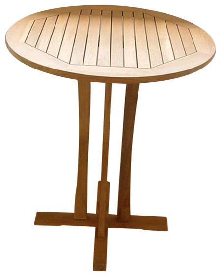 Teak Bar Table 36 Round Grade A Transitional Outdoor Pub And Teak Bar Table 36 Round Grade A Transitional Outdoor Pub And Bistro Tables By Atlanta Furniture