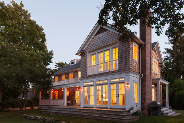 East Hampton Beach House bord-de-mer-facade