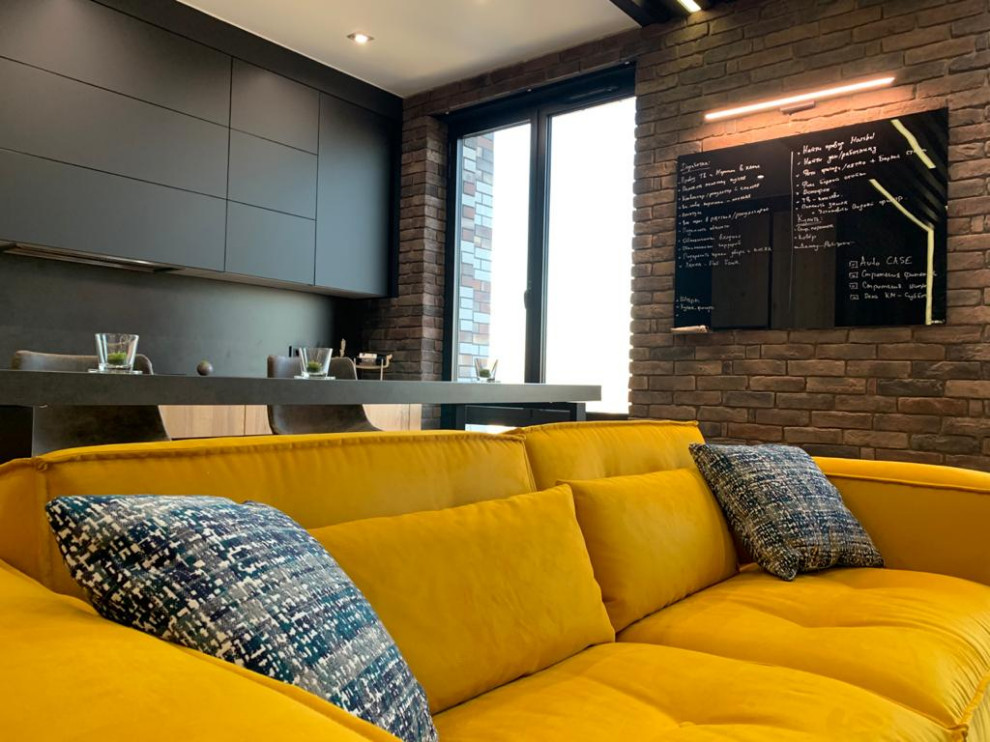 Квартира холостяка в стиле лофт