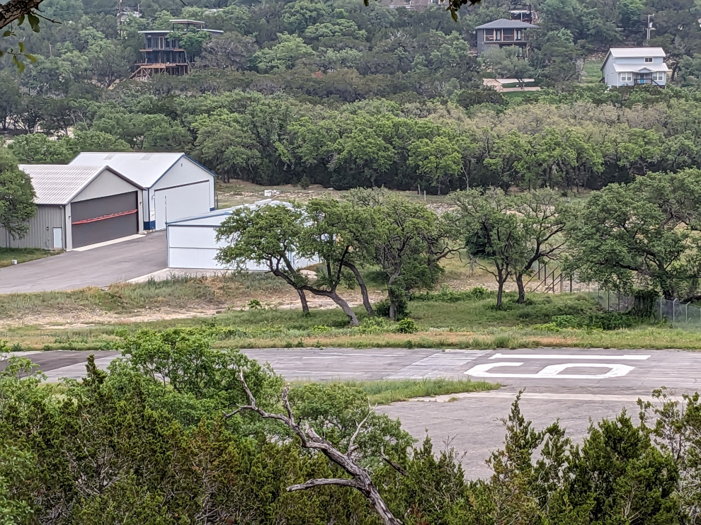 Airstrip at the back