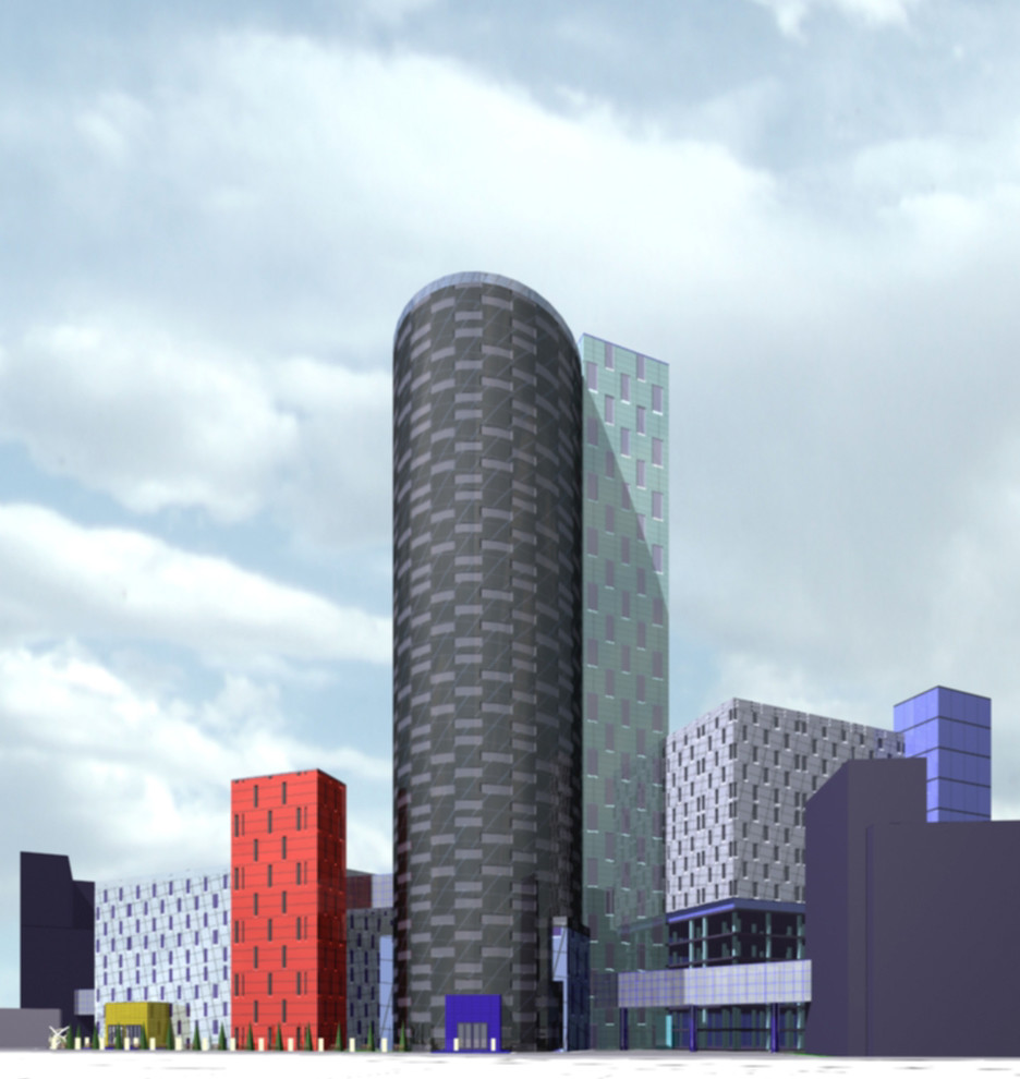 Эскизный проект офисного здания в г. Екатеринбурге