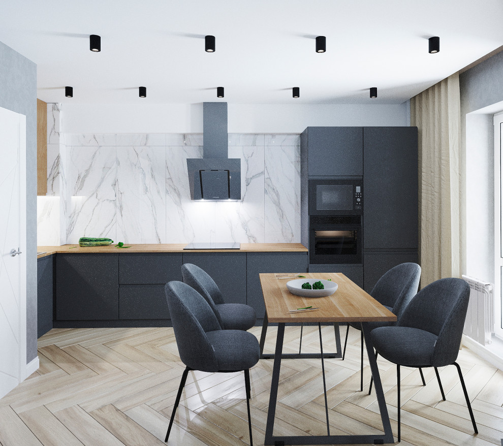 квартира минимализм 50м2