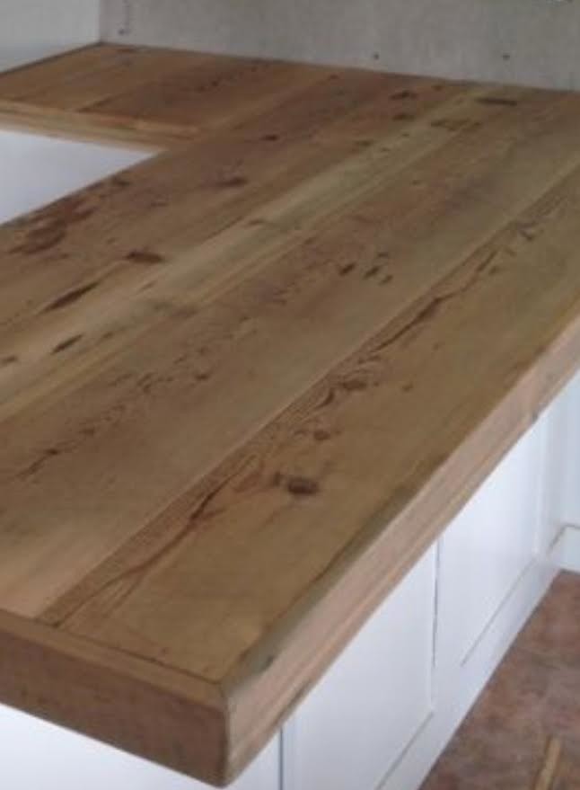 Heart Pine Countertop