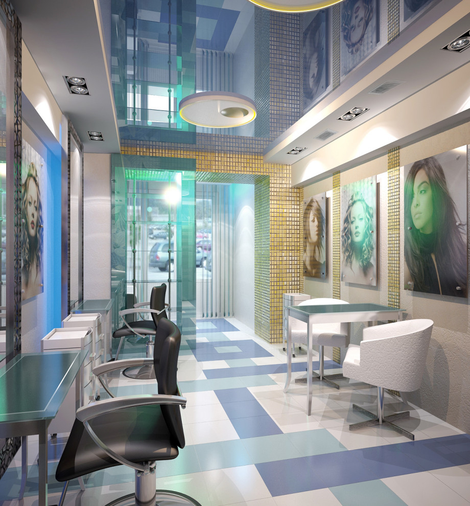 Интерьеры салонов красоты