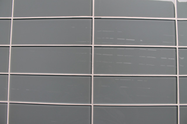 Chimney Smoke Gray Gl Subway Tile Contemporary Wall And Floor Chimney Smoke Gray Gl Subway Tile 4 X12 Tiles