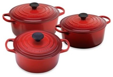 Le Creuset Signature Round French Ovens in Cherry