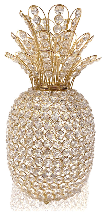 Pina Medium Cristal Gold Pineapple