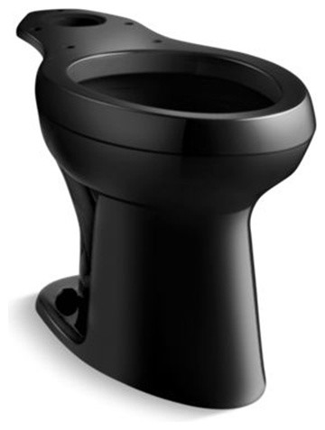 Kohler Highline Toilet Bowl with Pressure Lite Flush Technology, Black