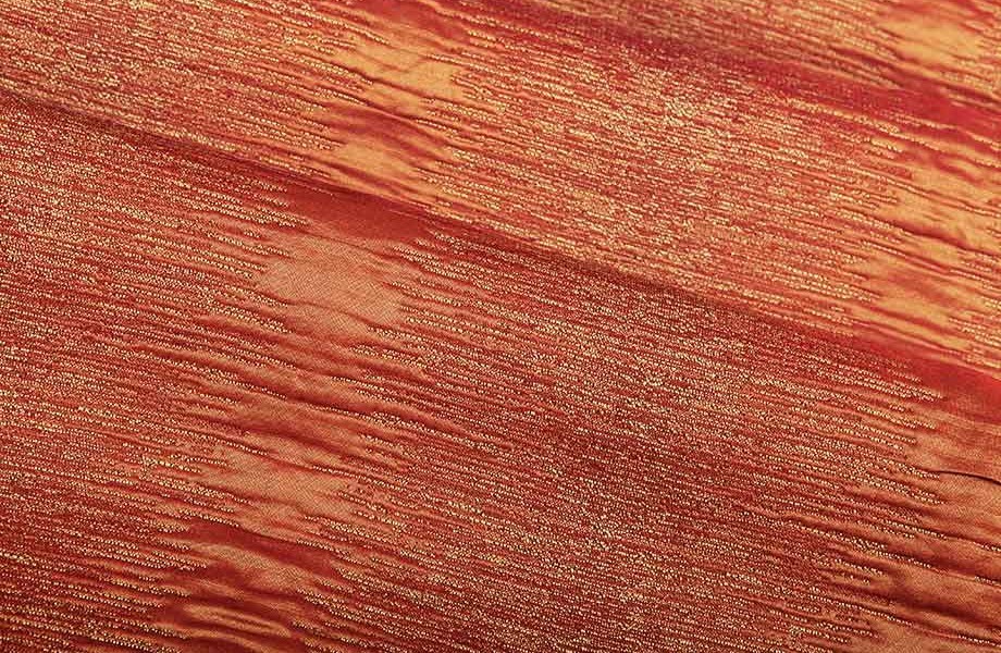 La Havre Textured Upholstery Fabric in Terra Cotta