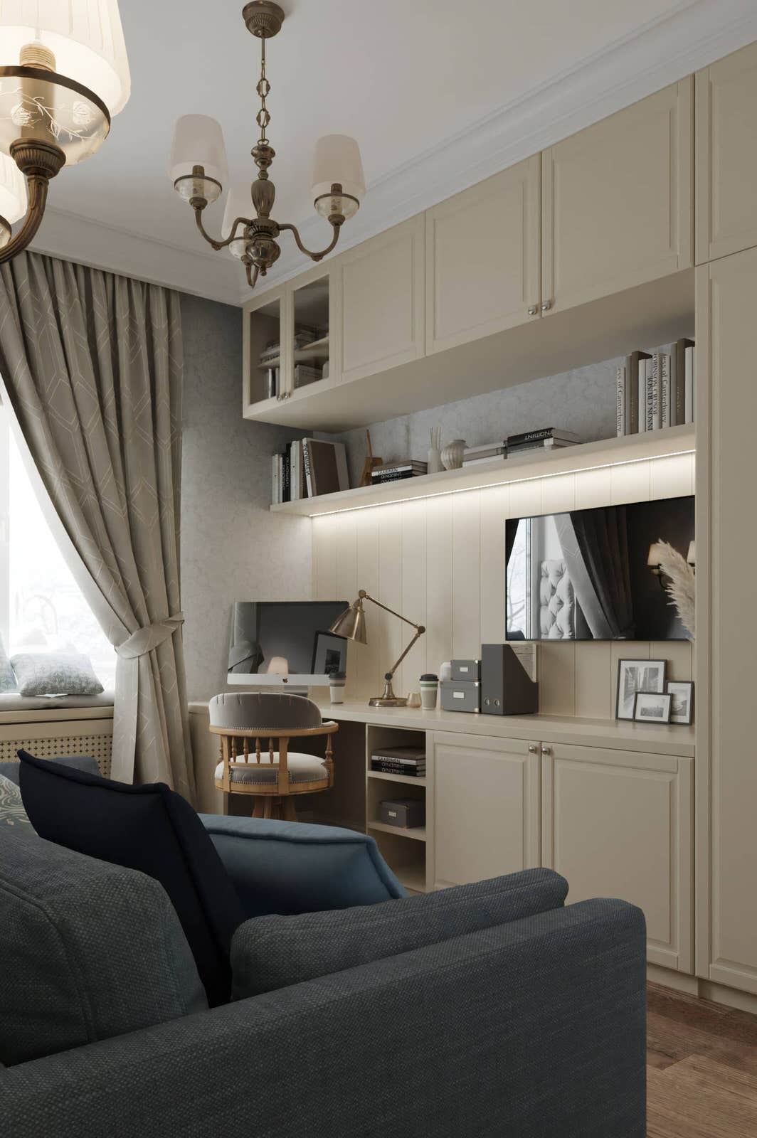 Дизайн квартиры в ЖК «Город на Реке Тушино-2018» — Воплощение семейного уюта