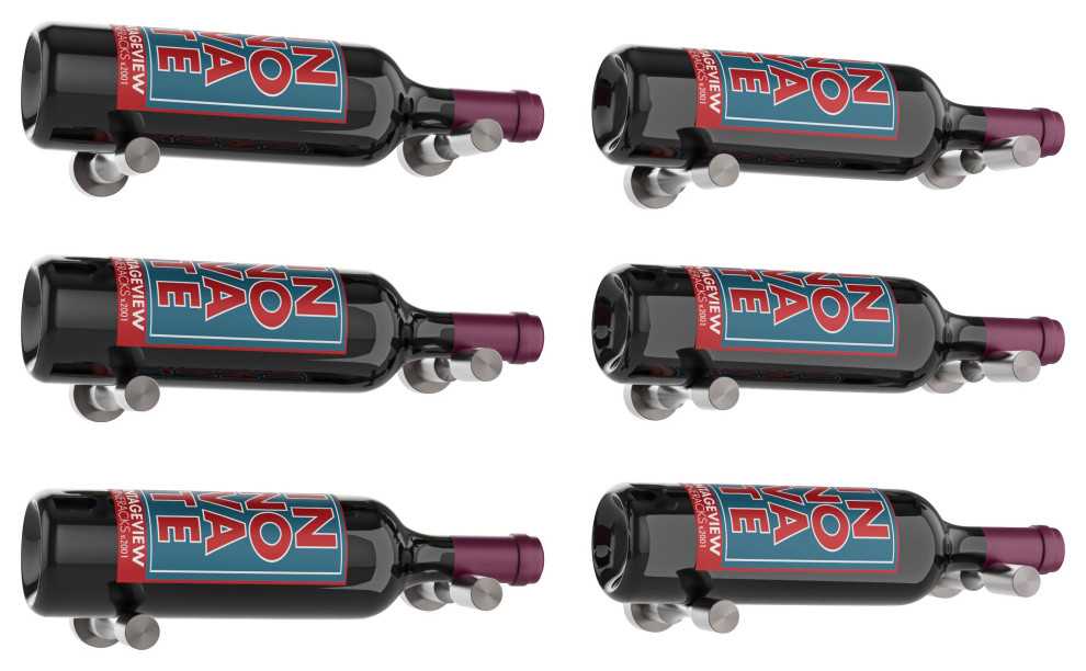 Vino Pins Designer Grid 3×2, Metal Wine Rack Peg Kit