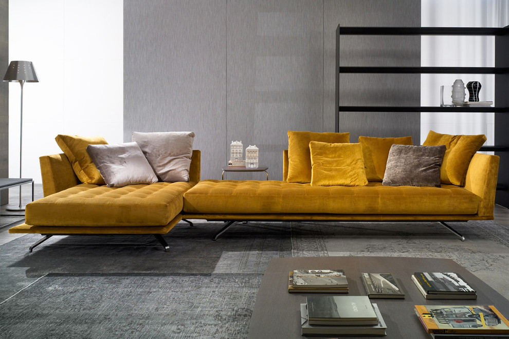 Example of a trendy home design design in Miami
