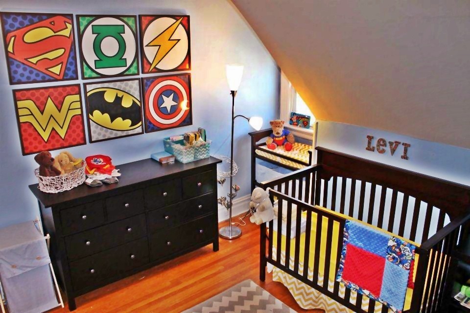 Contemporary kids' room in New York.