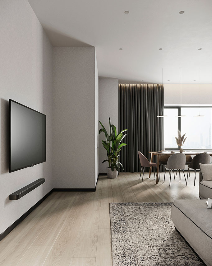 Интерьер квартиры в ЖК Символ