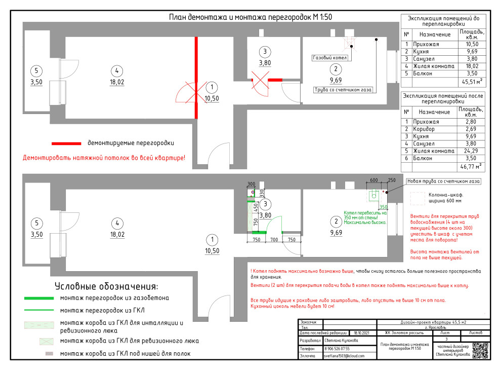 Пример альбома рабочих чертежей