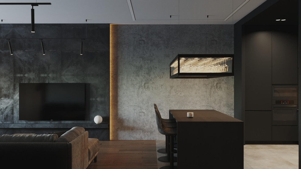 Современный лофт для молодой семьи