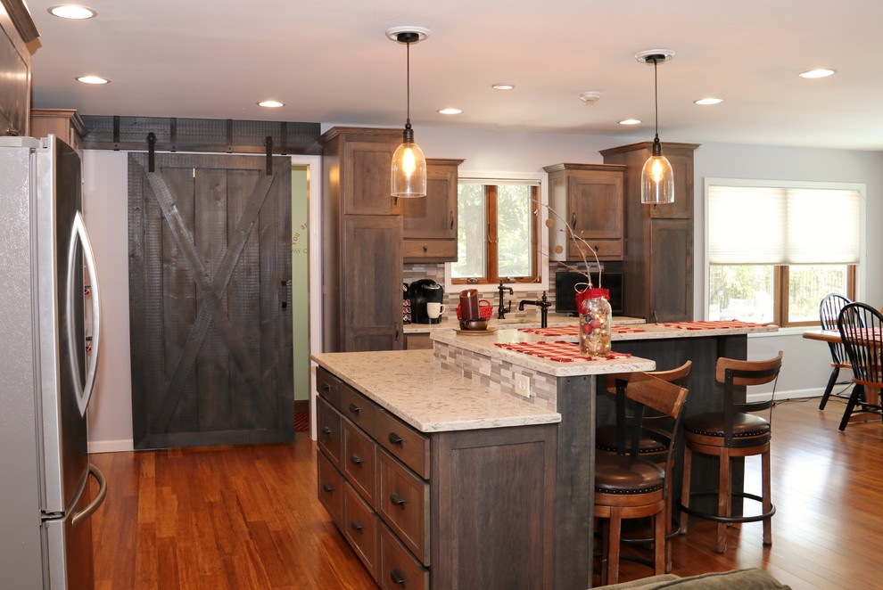 Example of a mountain style kitchen design in DC Metro