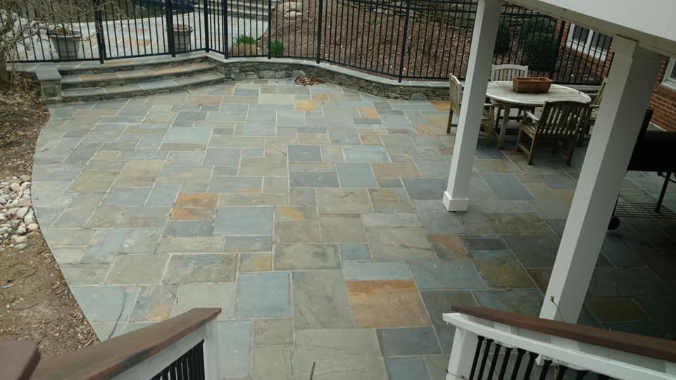Pool - huge transitional backyard stone and kidney-shaped natural pool idea