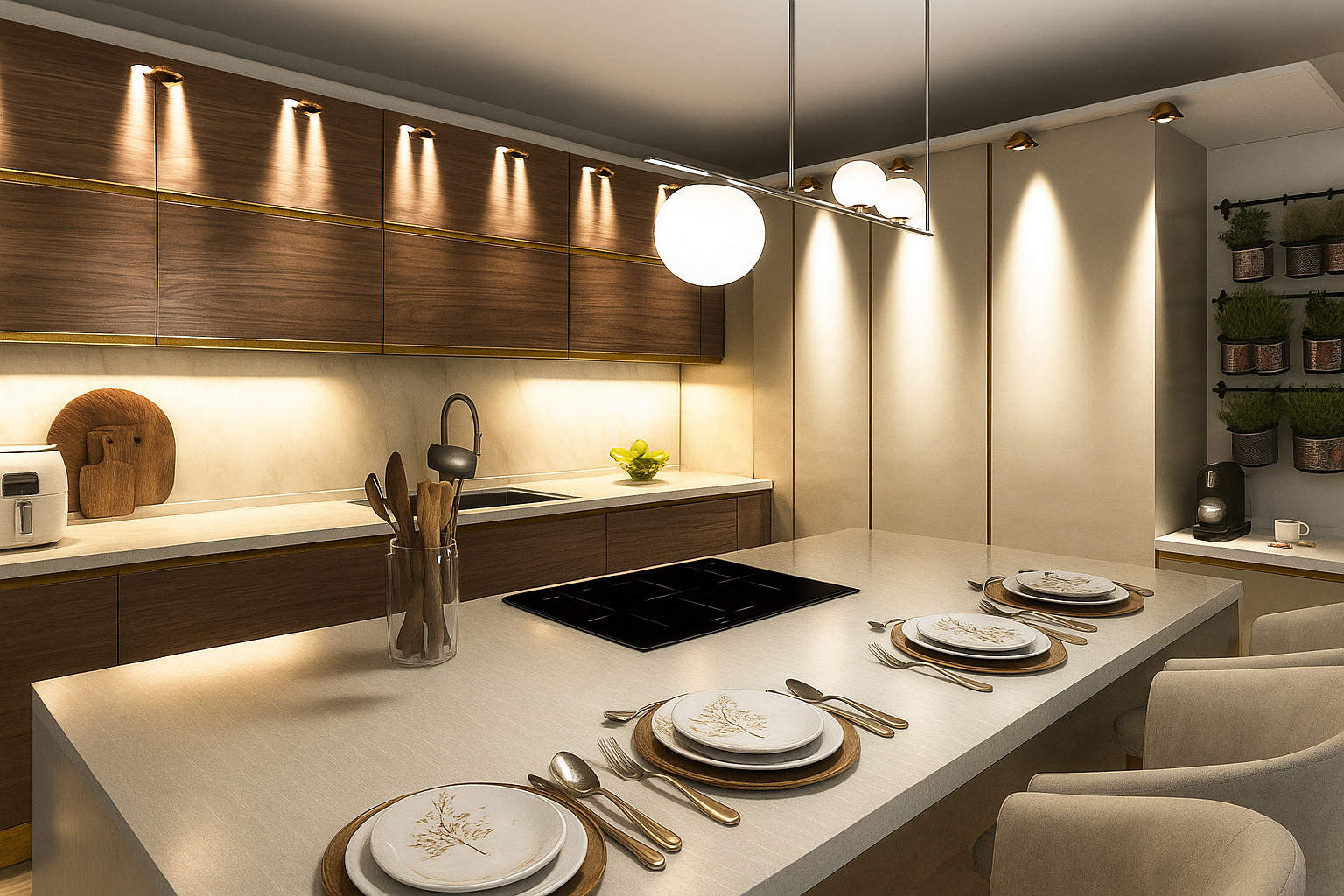 Progettazione d´interni, casa per famiglia giovane // Catania, CT