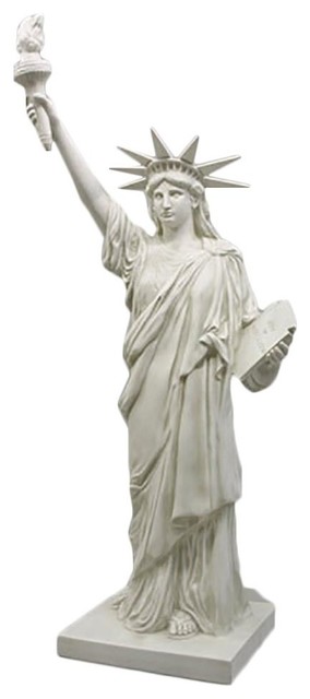 Statue Of Liberty 83 H Display Traditional Garden Statues And Yard Art By Xoticbrands Home Decor Houzz Statue Of Liberty 83 H Display, Statue Of Liberty Garden