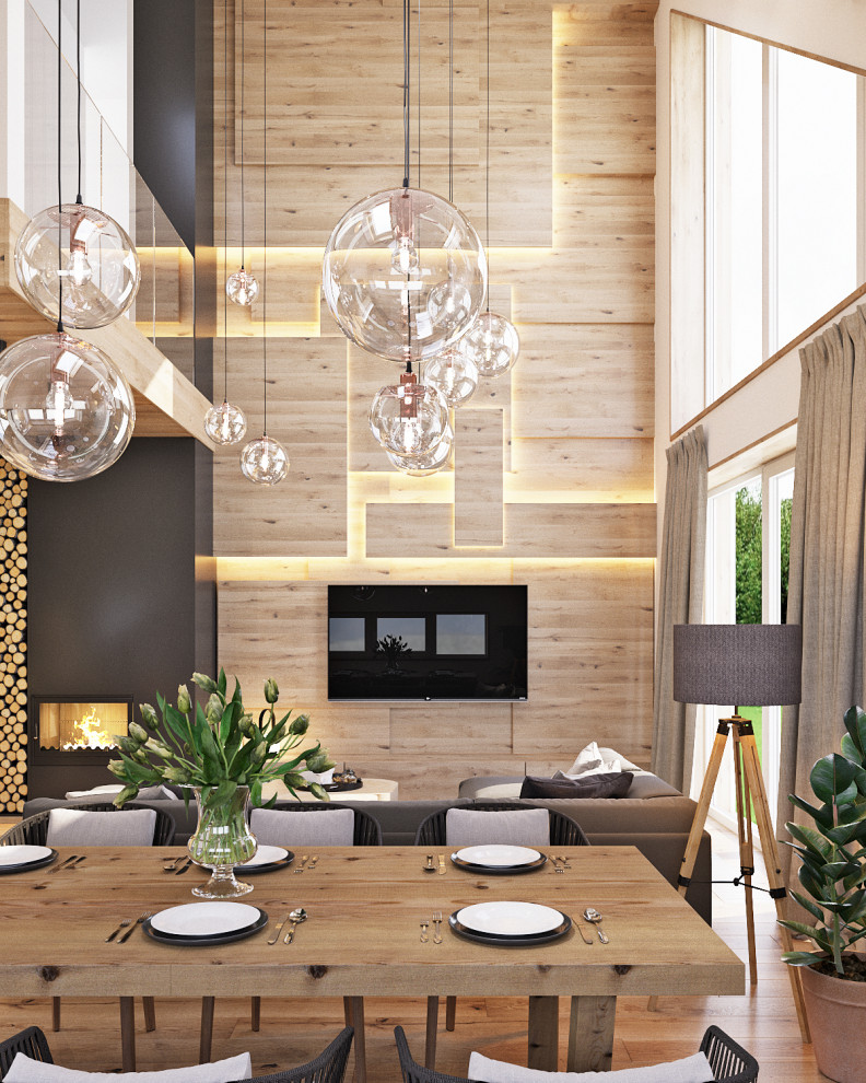 Гостиная в загородном доме