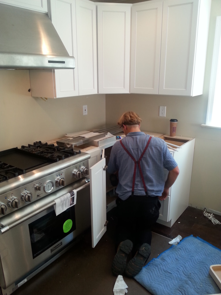 Stacy M Custom Kitchen Flooring + Bump out