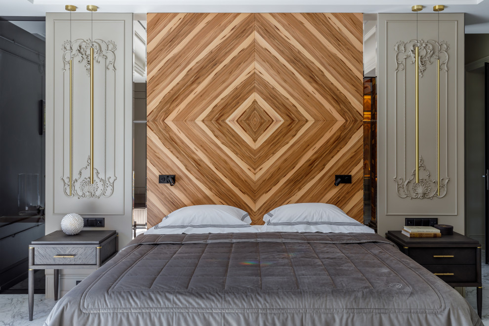 Мебель для мастер-спальни загородного дома