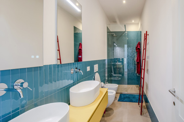 Ristrutturazione di terratetto contemporary-bathroom