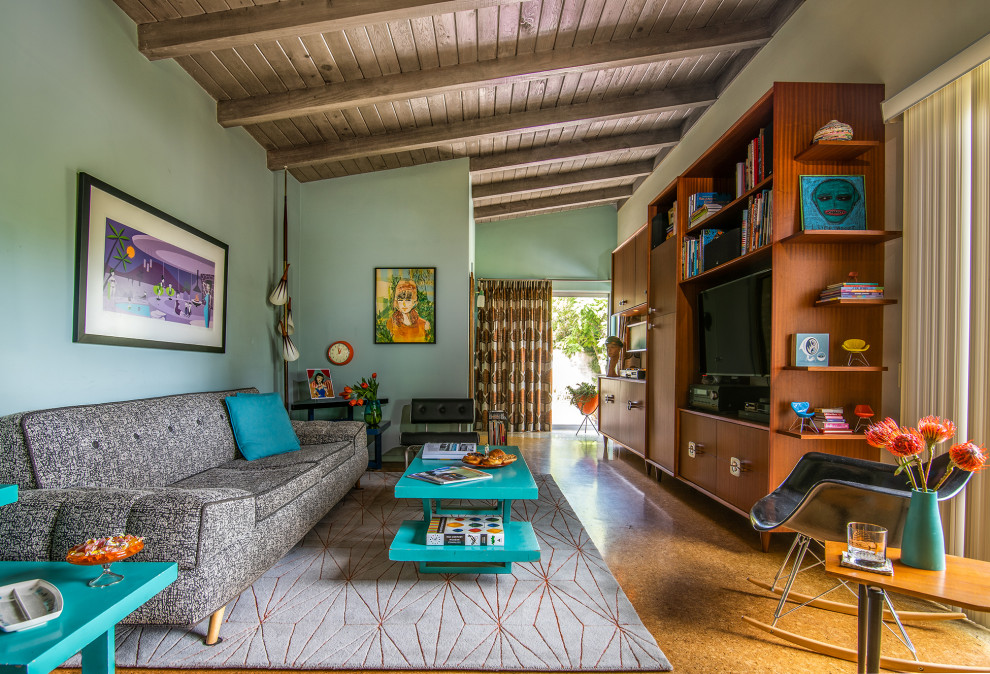 Mid-Century Modern home remodel - Midcentury - Family Room - Los ...