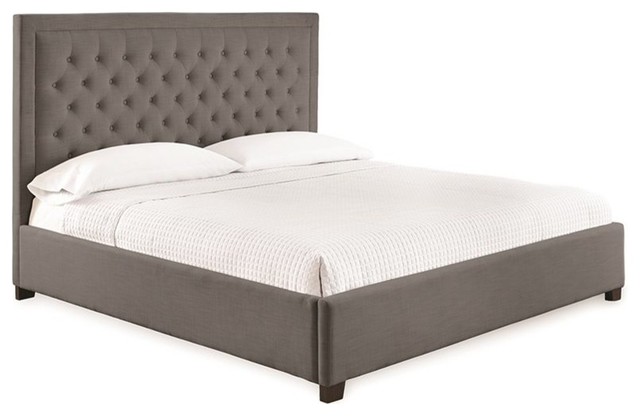 Isadora Queen Bed, Gray