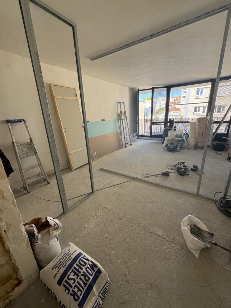 Projet Gambetta, rénovation complète d'un appartement de 34m2