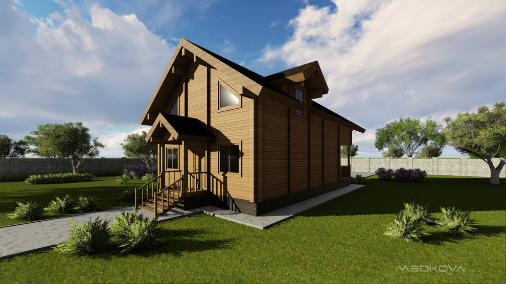 Проект деревянного дома из бруса