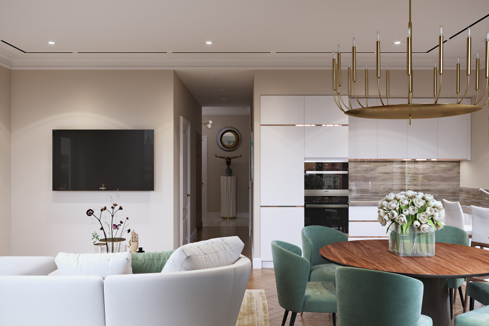 Апартаменты Пресня Сити. Французская неоклассика