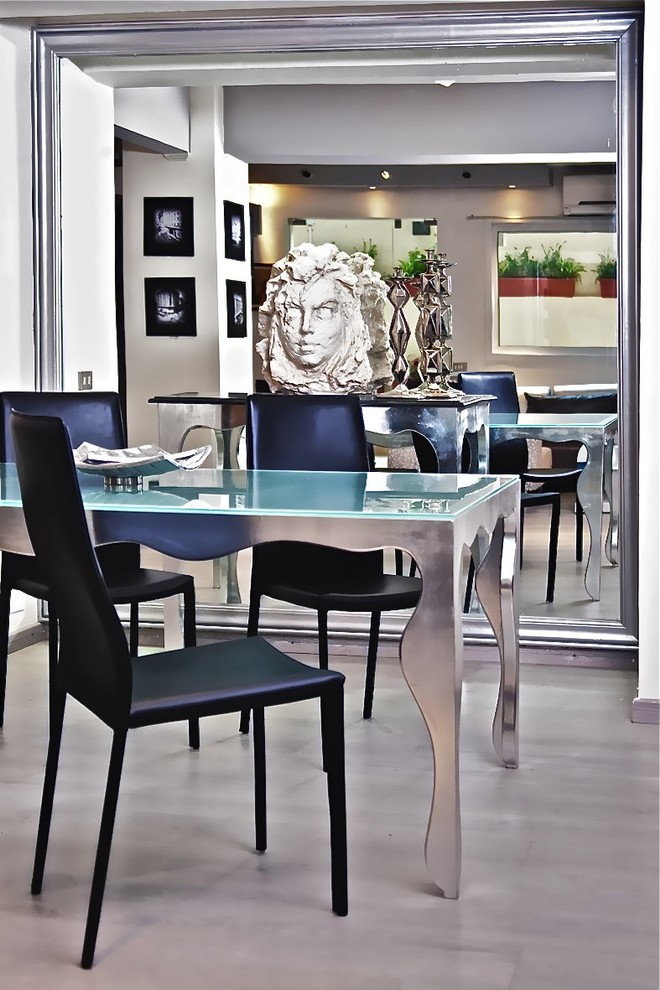 Inspiration for a contemporary dining room.