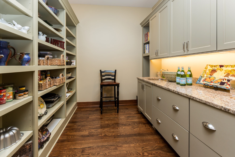 Kitchen pantry - transitional kitchen pantry idea