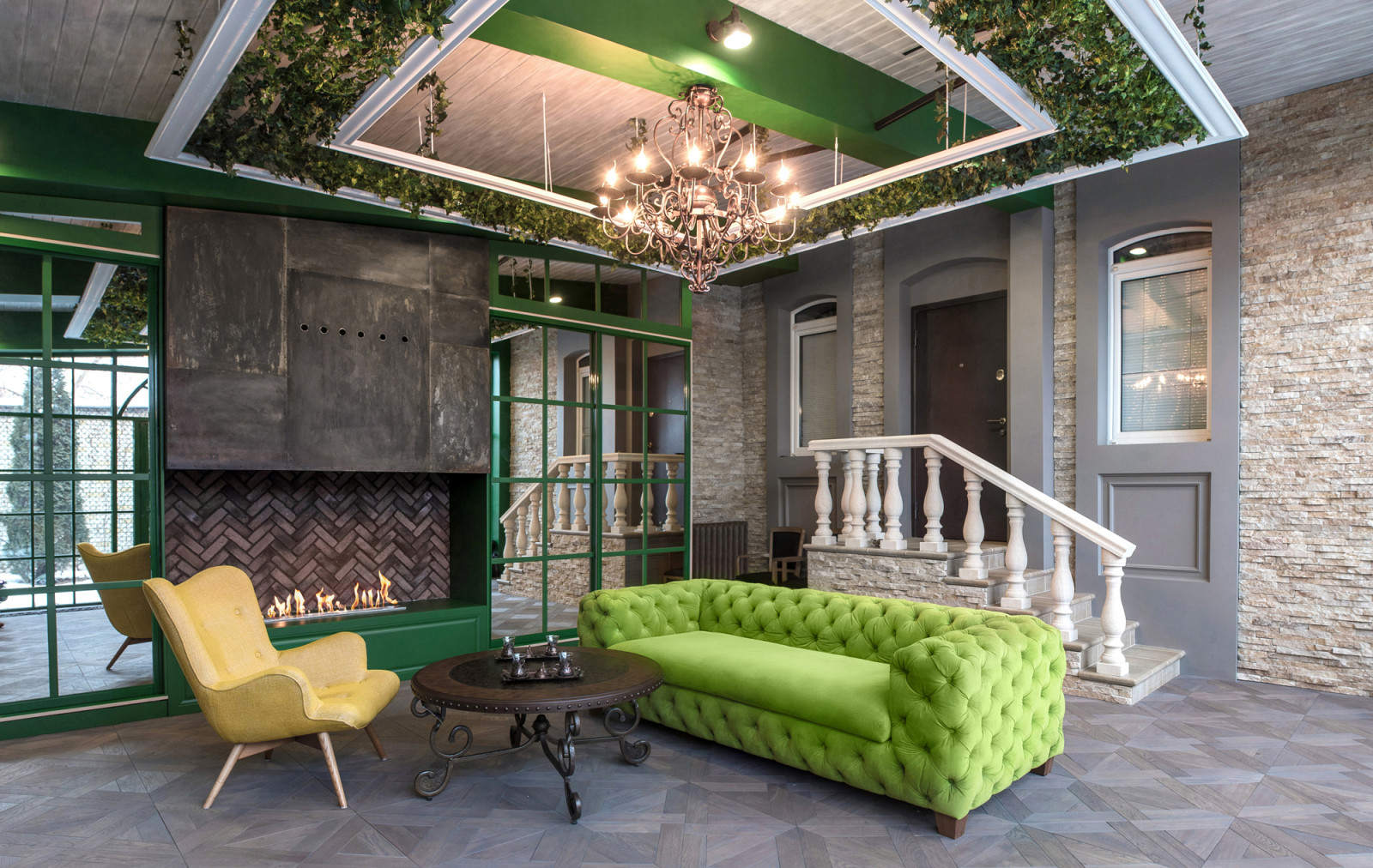 Зона отдыха в частном доме