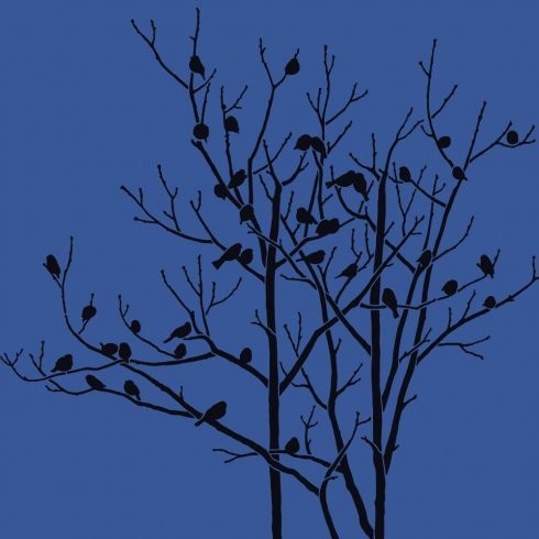 Birds In Trees Craft Stencil, DIY Home Decor, Easy DIY Renovations, Medium