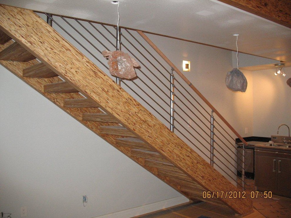 Photo of a contemporary staircase in Minneapolis.