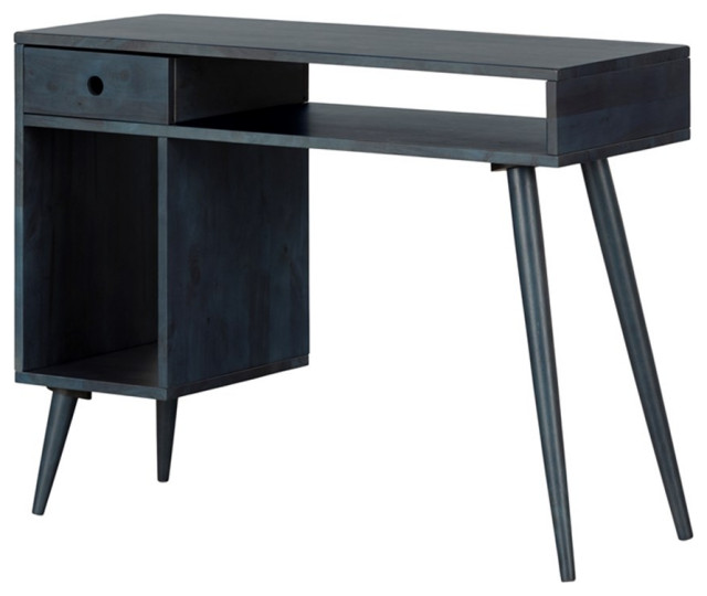 Solid Wood Computer Desk Kodali South Shore Midcentury Desks And