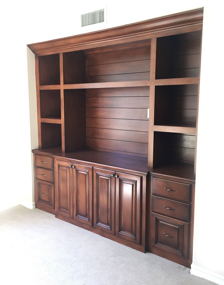 Entertainment Centers - Custom - Transitional - Family Room - Orange ...
