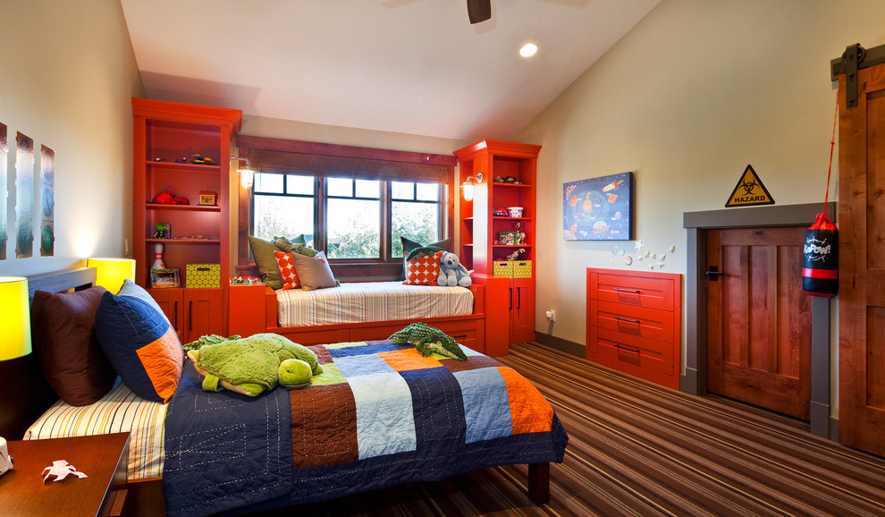 Inspiration for a traditional kids' room for boys in Salt Lake City.