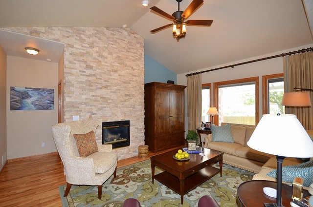 Comfortable great room update 