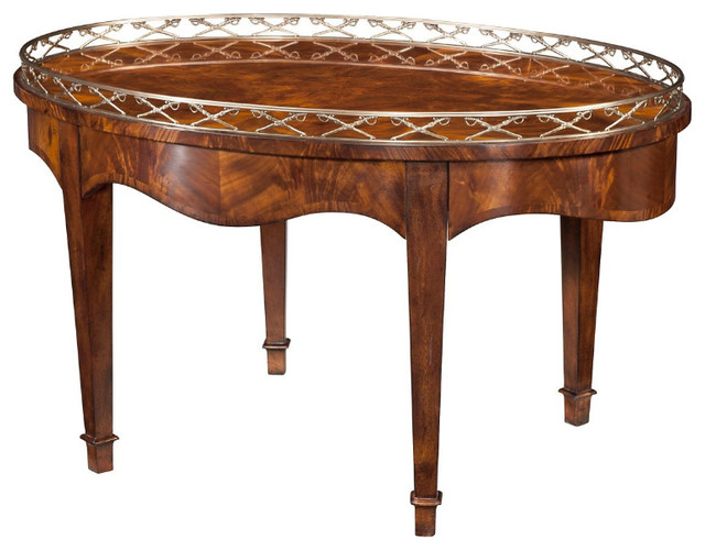 Regency Oval Mahogany Tail Table Regency Oval Mahogany Tail Table