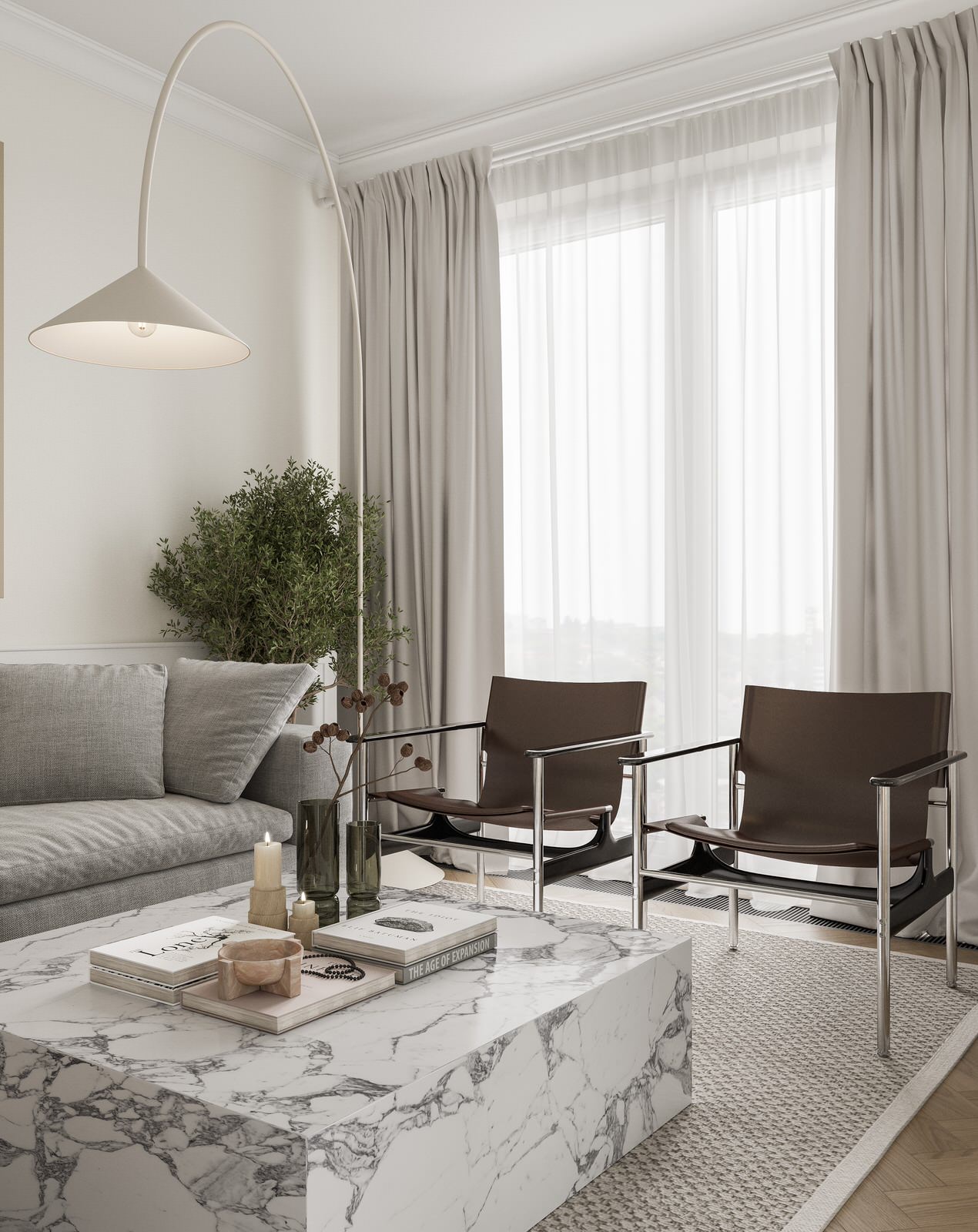 ЖК "Portland", 83 квадратных метра.