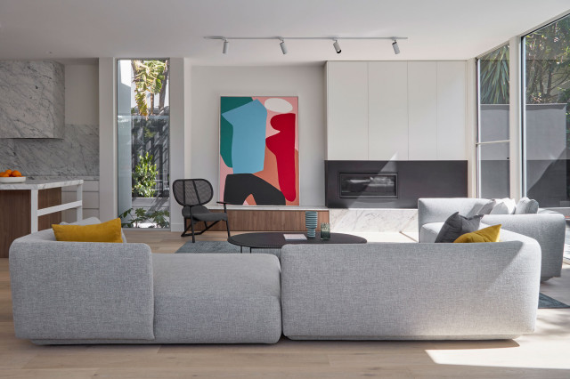 Collis, Brighton East contemporary-vardagsrum